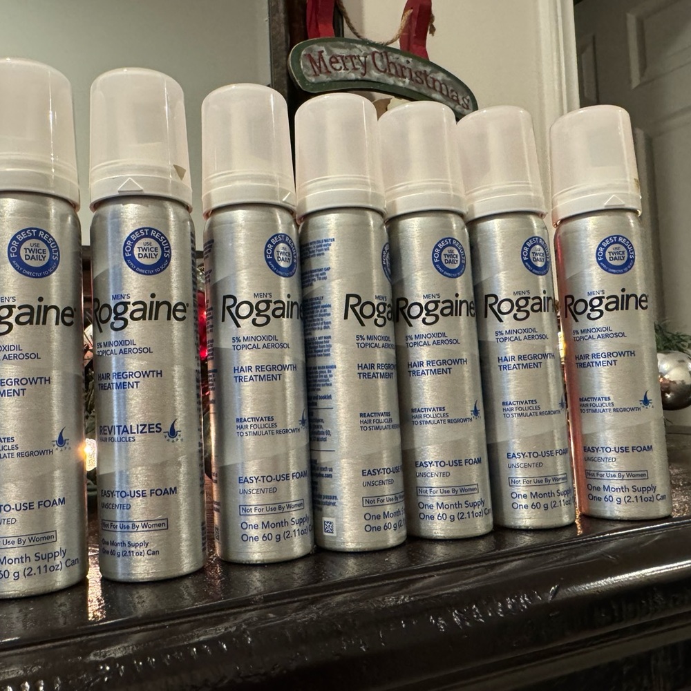 7 new bottles of rogaine